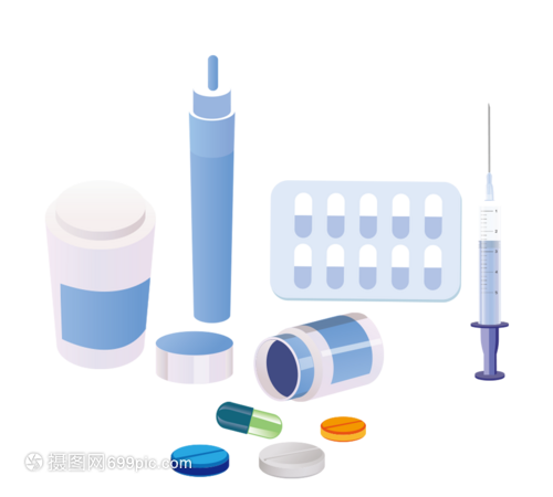 手繪卡通醫療器械膠囊